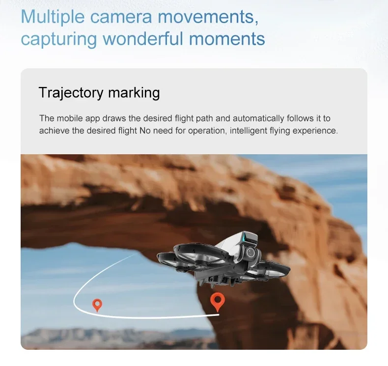 Xioami GT9 GPS Foldable Drone Dual Lens 4K HD Camera Quadcopter - Durability emphasized through real-world setting