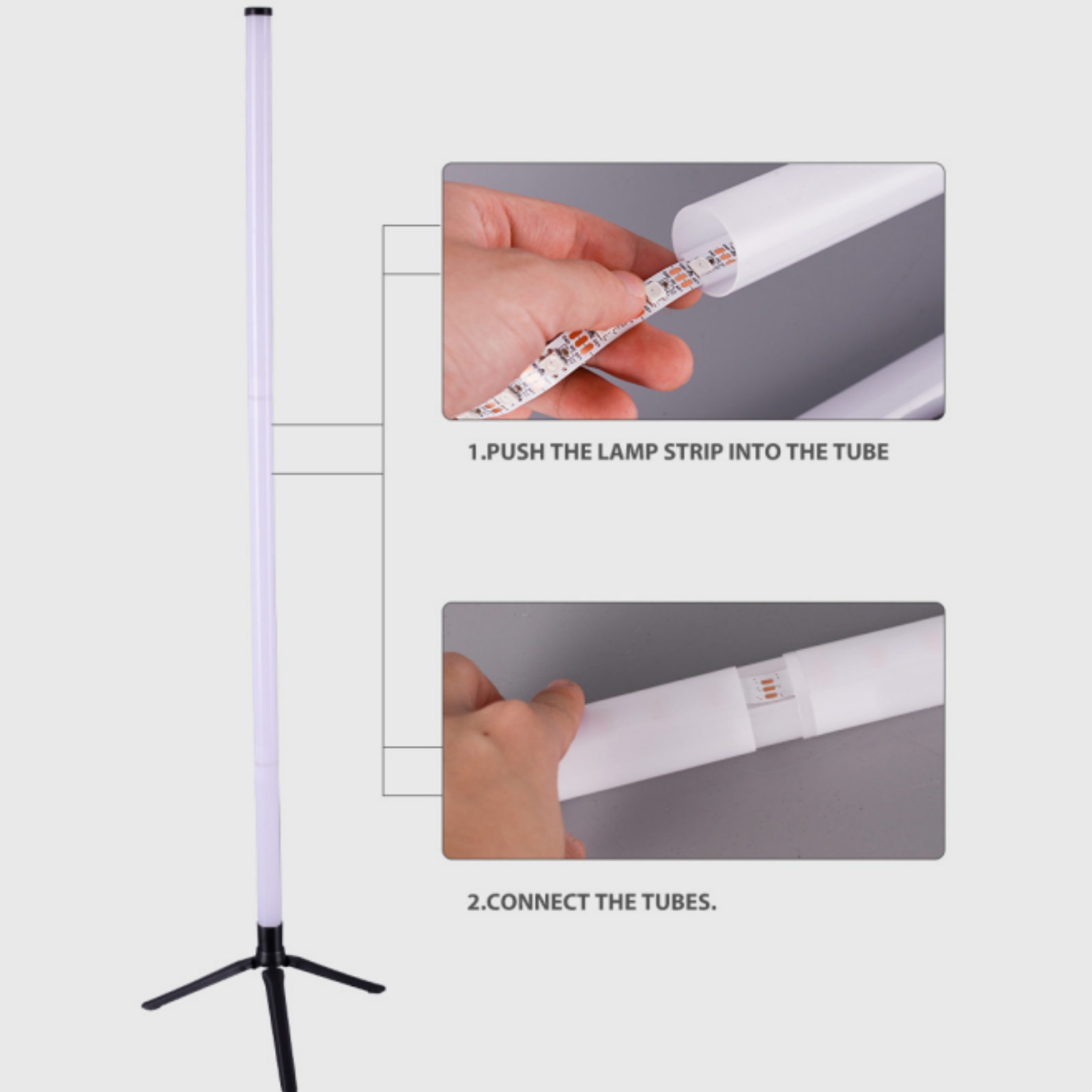 RGB Floor Lamp - Detailed view of the product