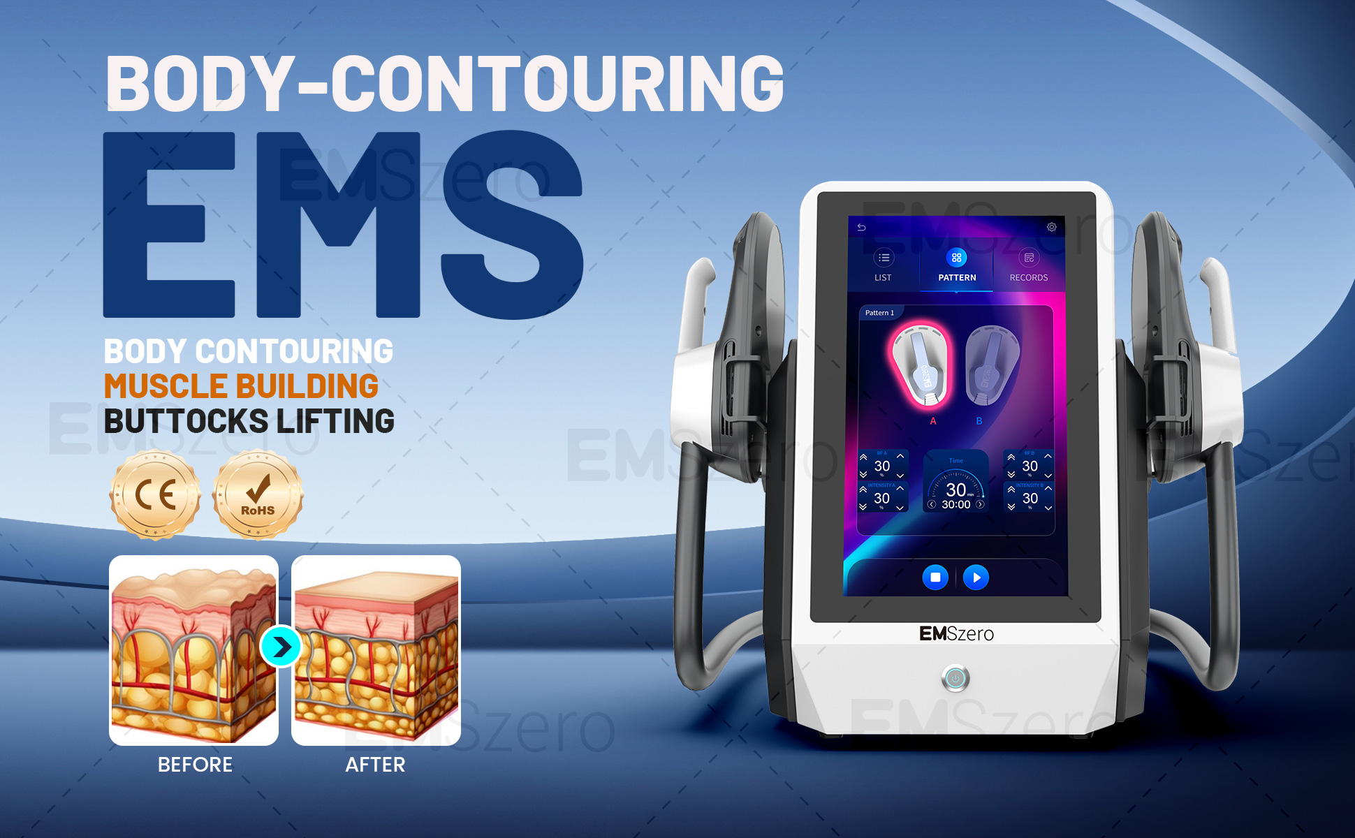 Magnetic slimming device main unit