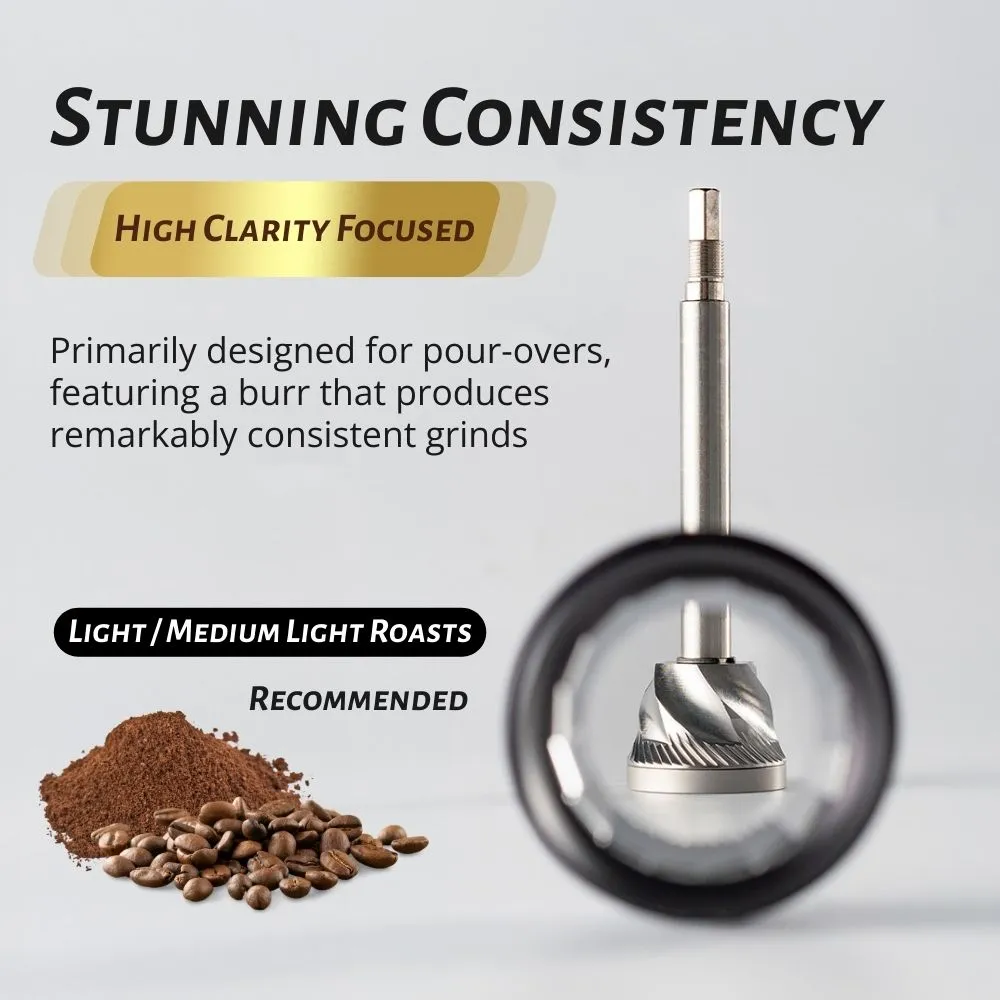 1Zpresso ZP6 S manual coffee grinder pour-over setup