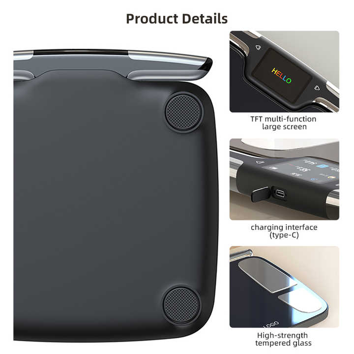 Smart scale measuring muscle mass and body composition