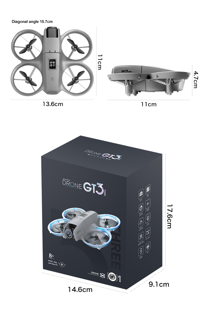 GT3 MAX RC Drone Quadcopter 8K 5G Dual Camera Obstacle - picture 19