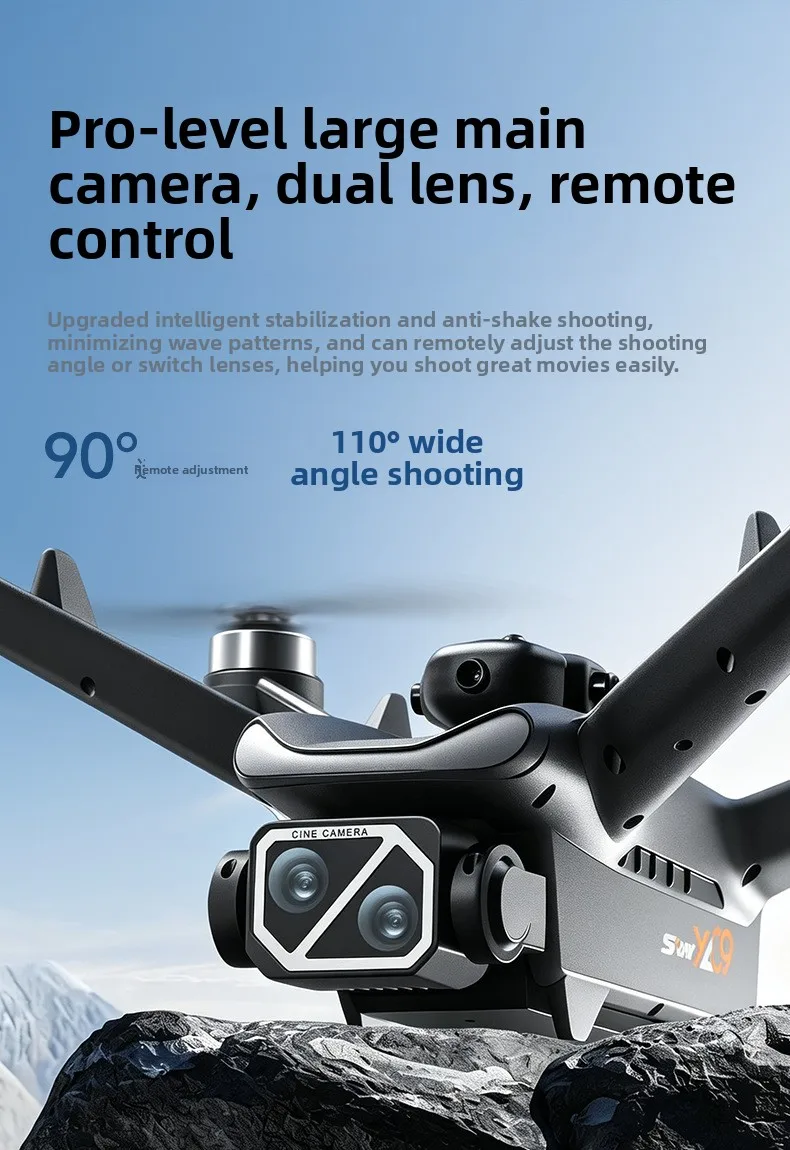 HD Aerial Photography Drone with Obstacle Avoidance - Front-facing product display
