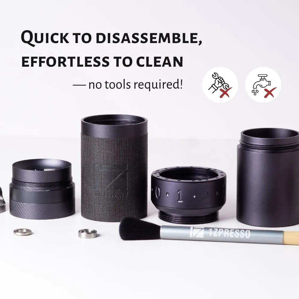 1Zpresso ZP6 S coffee grinder materials and components