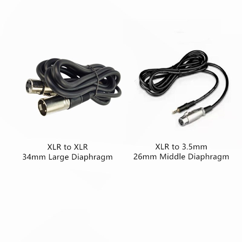 Microphone cable and diaphragm details