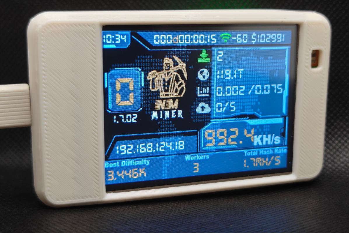 NerdMiner V2 size specifications