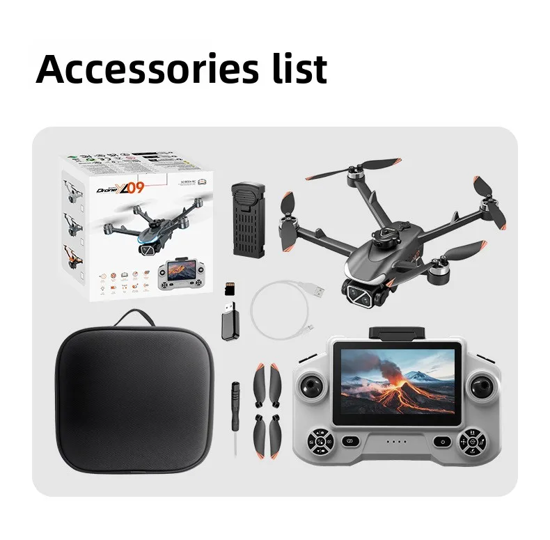 HD Aerial Photography Drone with Obstacle Avoidance - Sleek profile against neutral background