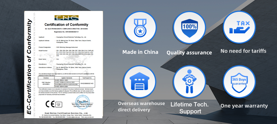 Myoslim brand body shaping and fitness equipment product view