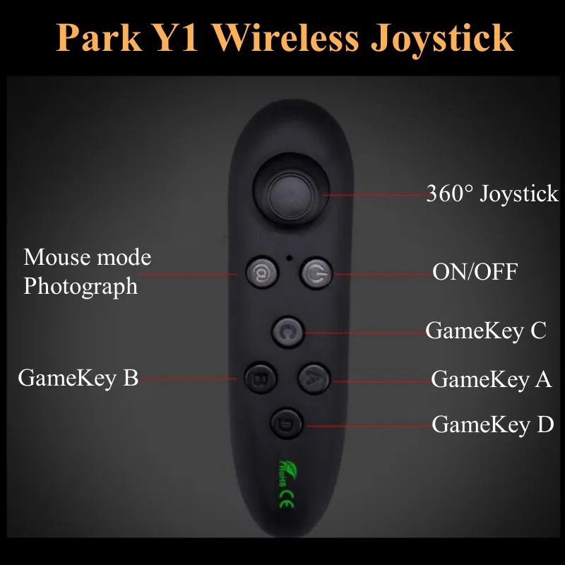 B01 wireless gamepad layout and buttons