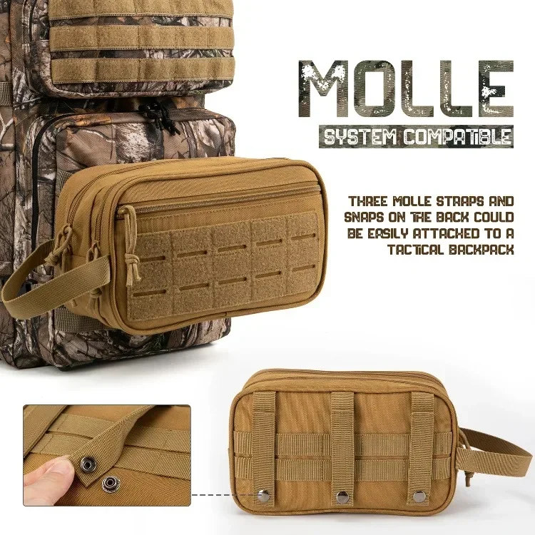 BrandModel Tactical Toiletry Bag Molle Hanging Dopp Kit - picture 5