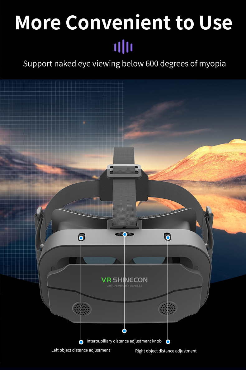 Shinecon G13 smart goggles for mobile phones