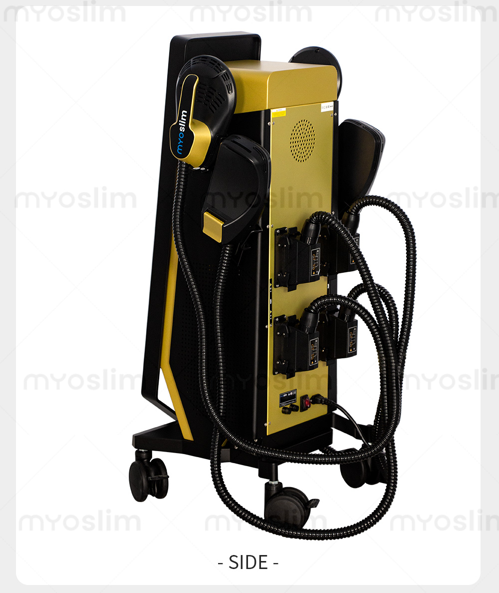 EMS Muscle Stimulator Body Massager and Pelvic Trainer - Sleek profile against neutral background
