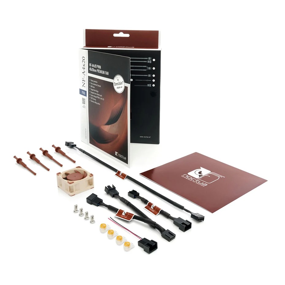 Noctua fan accessory connected to NMAxe system