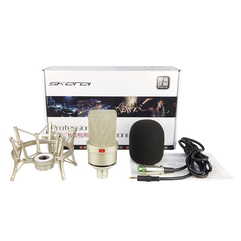 Color carton packaging for the microphone