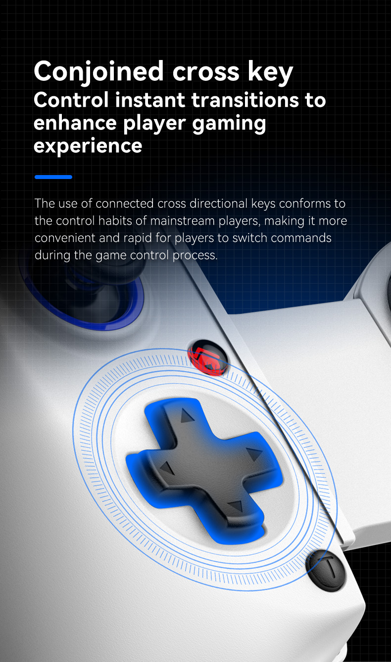 Wireless Bluetooth Gaming Controller for Mobile PC and Console - Premium material and texture showcase
