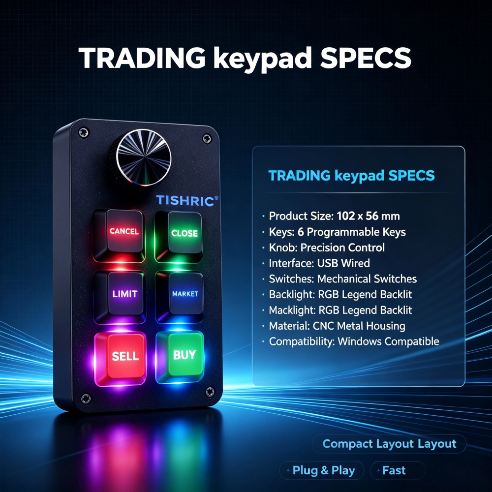 Redragon K588 RGB Mini Mechanical Keyboard 6 Keys 1 Knob - picture 4