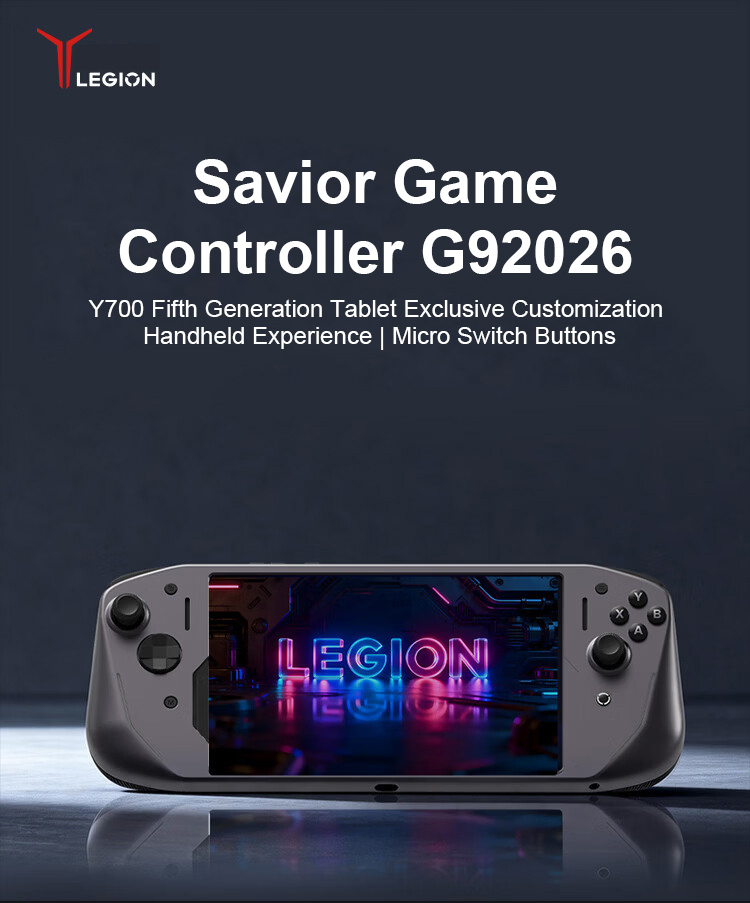 Lenovo Legion G9 wireless gaming controller compatible with Y700 tablet